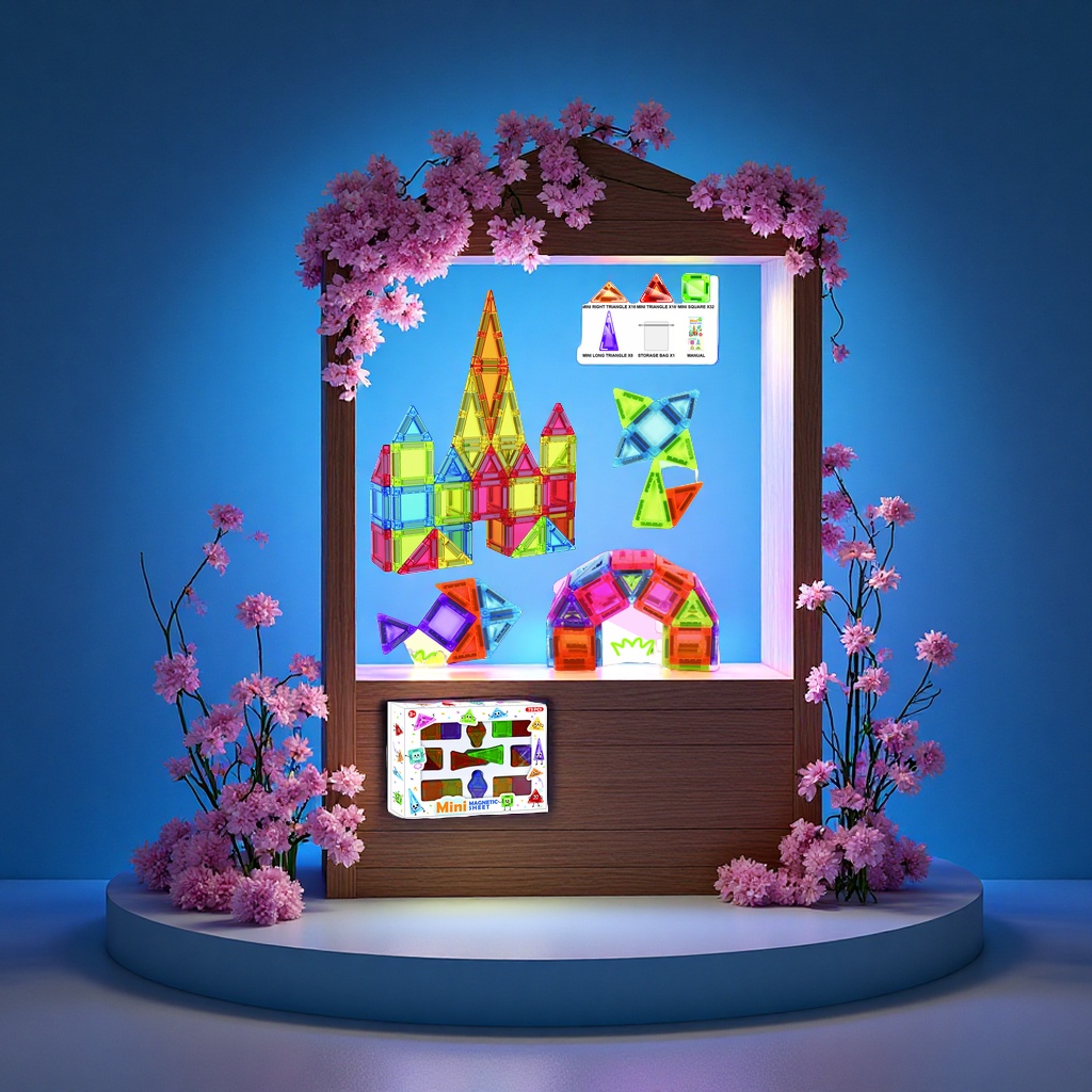 磁力片/磁力球/磁力积木实物图