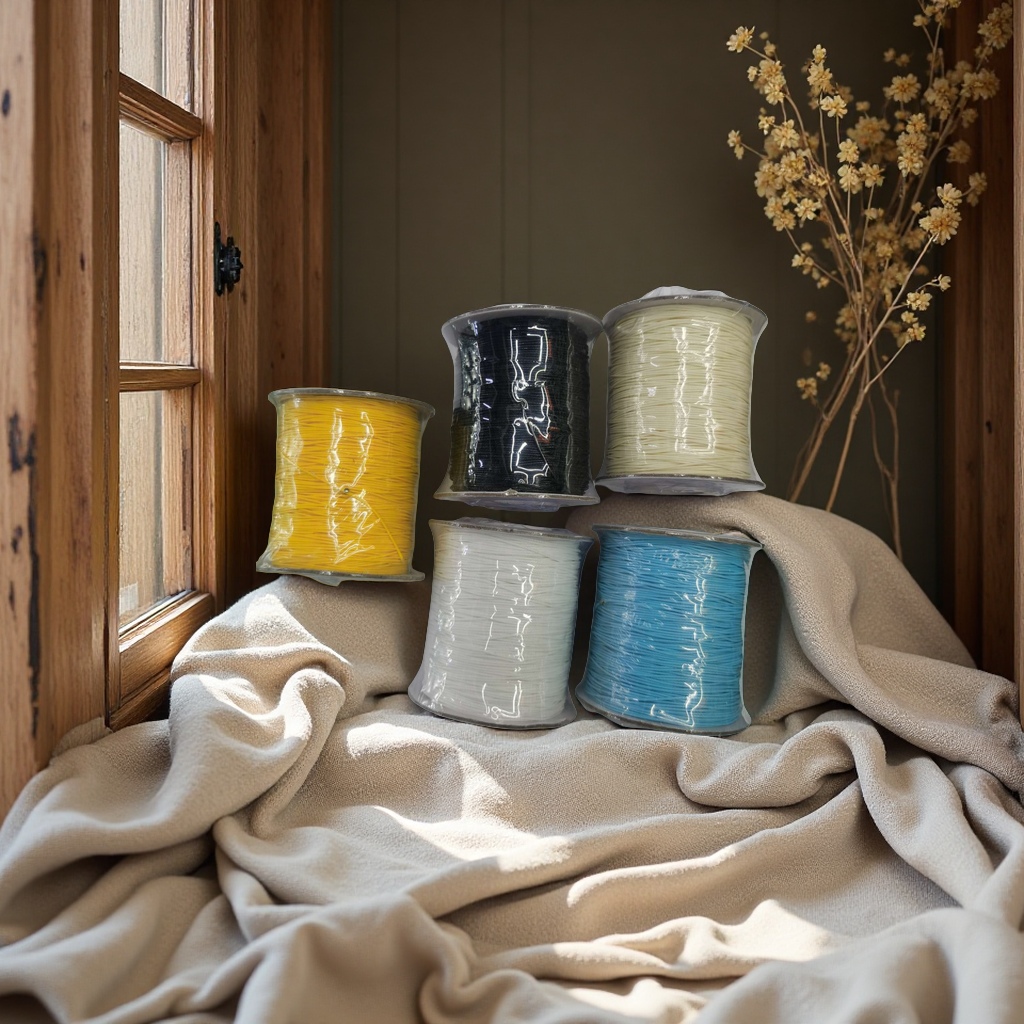 韩国腊线手工编织装饰品DIY材料多色编结线家居挂饰配件150米