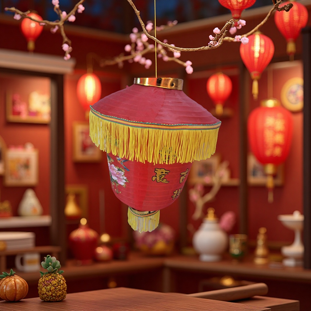 12寸花鸟花灯产品图