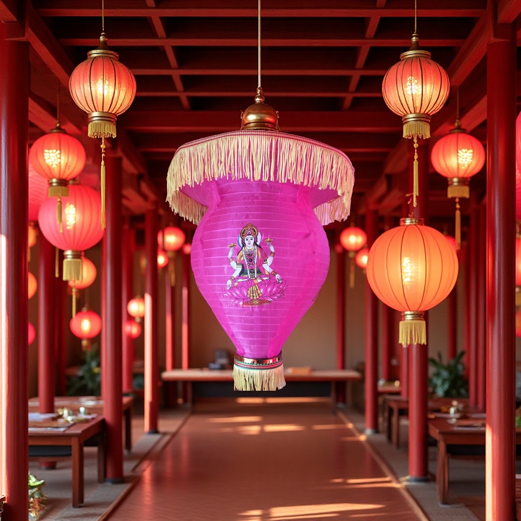 12寸葫芦灯笼中国风手工挂饰节日装饰喜庆灯笼挂件春节用品