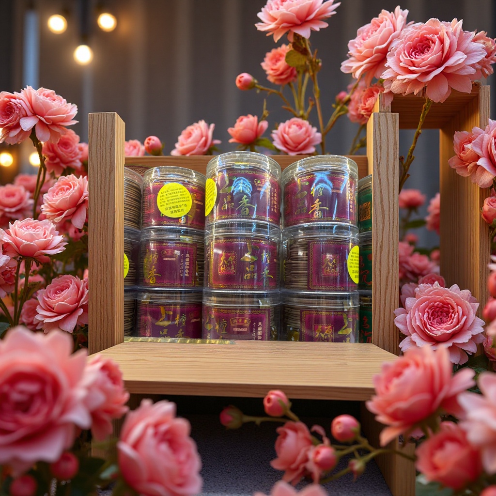 Natural incense sticks, incense burners, household incense sticks, incense products, long-lasting fragrance, Buddhist products, Buddhist incense sticks Application Scenario