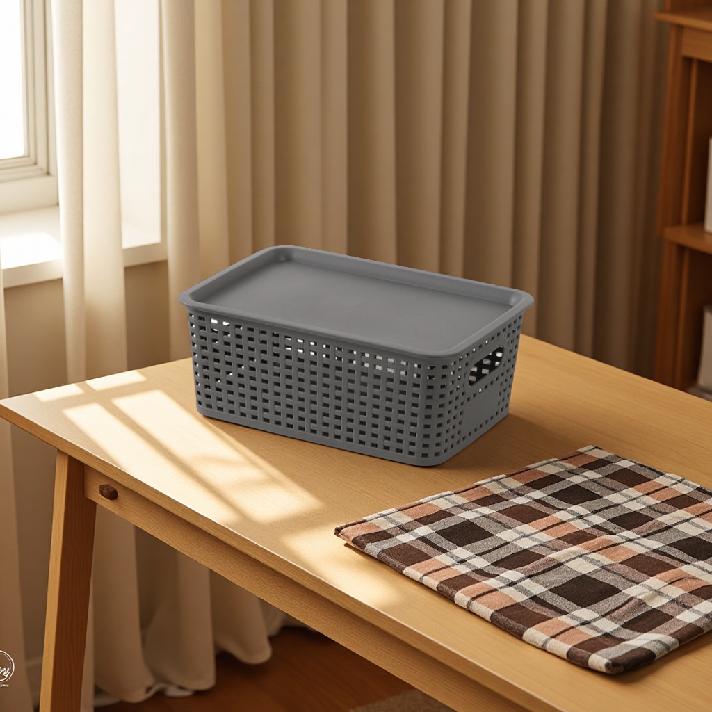 居家编织收纳/柳编/收纳盒长方形直/藤编盒子/收纳用品白底实物图