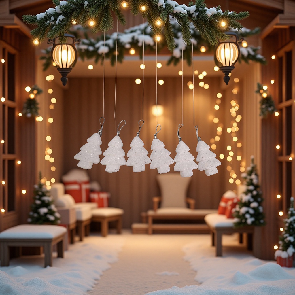 Christmas decorations, Christmas pendants, foam bells for festive celebrations, Christmas tree pendants, plastic bells Application Scenario