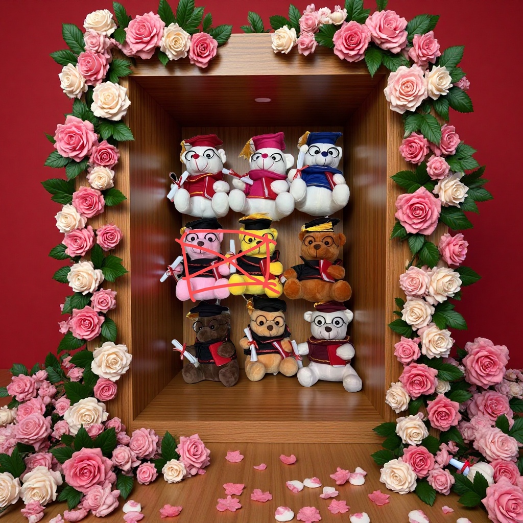 萌趣毛绒玩具动物卡通抱枕儿童玩偶软绒布娃娃礼物多款可选