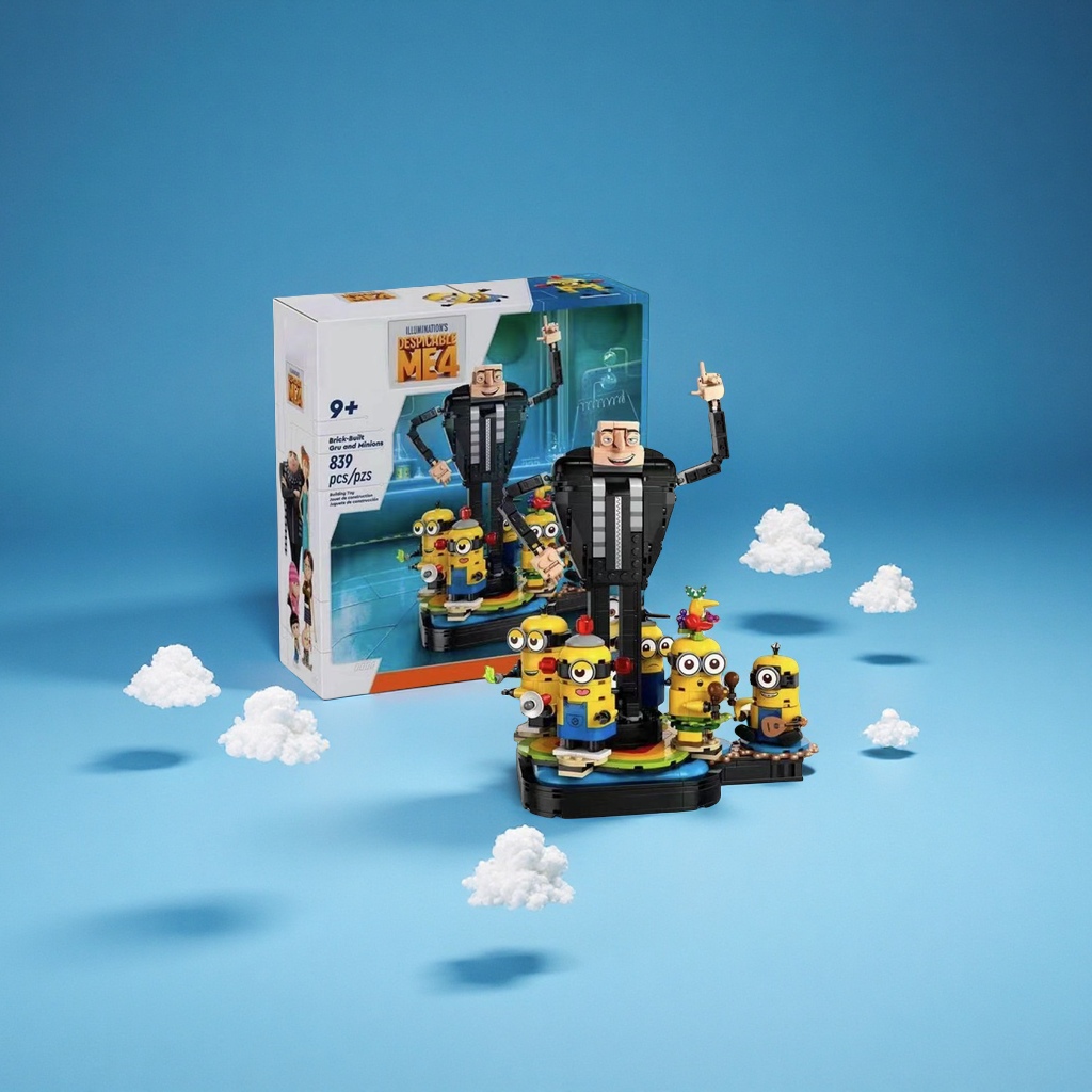 Build dinosaur stress-relieving small toys, tank LEGO build violent bear figurines, fun and creative handcrafted models, children's toys Application Scenario