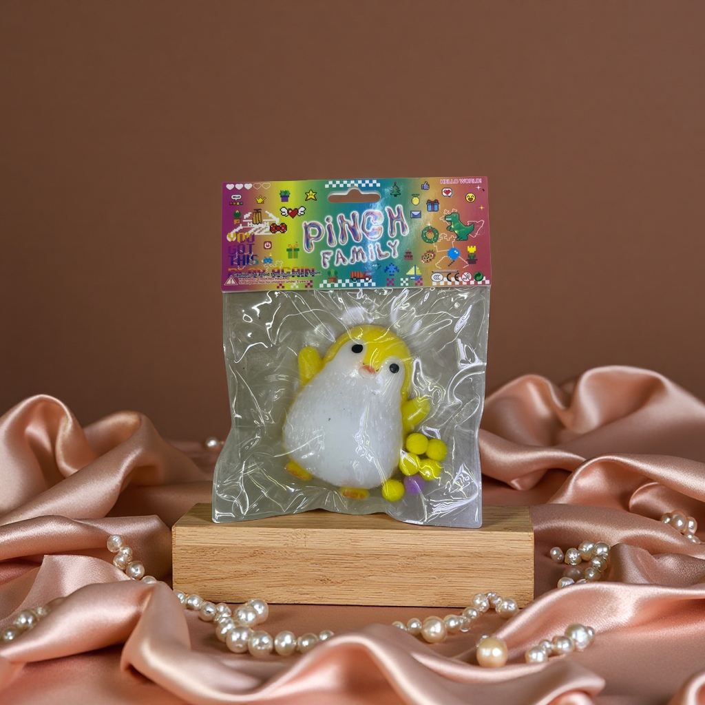 趣味儿童玩具企鹅卡通可爱软胶手持摆件幼儿早教启蒙益智玩偶礼物产品图