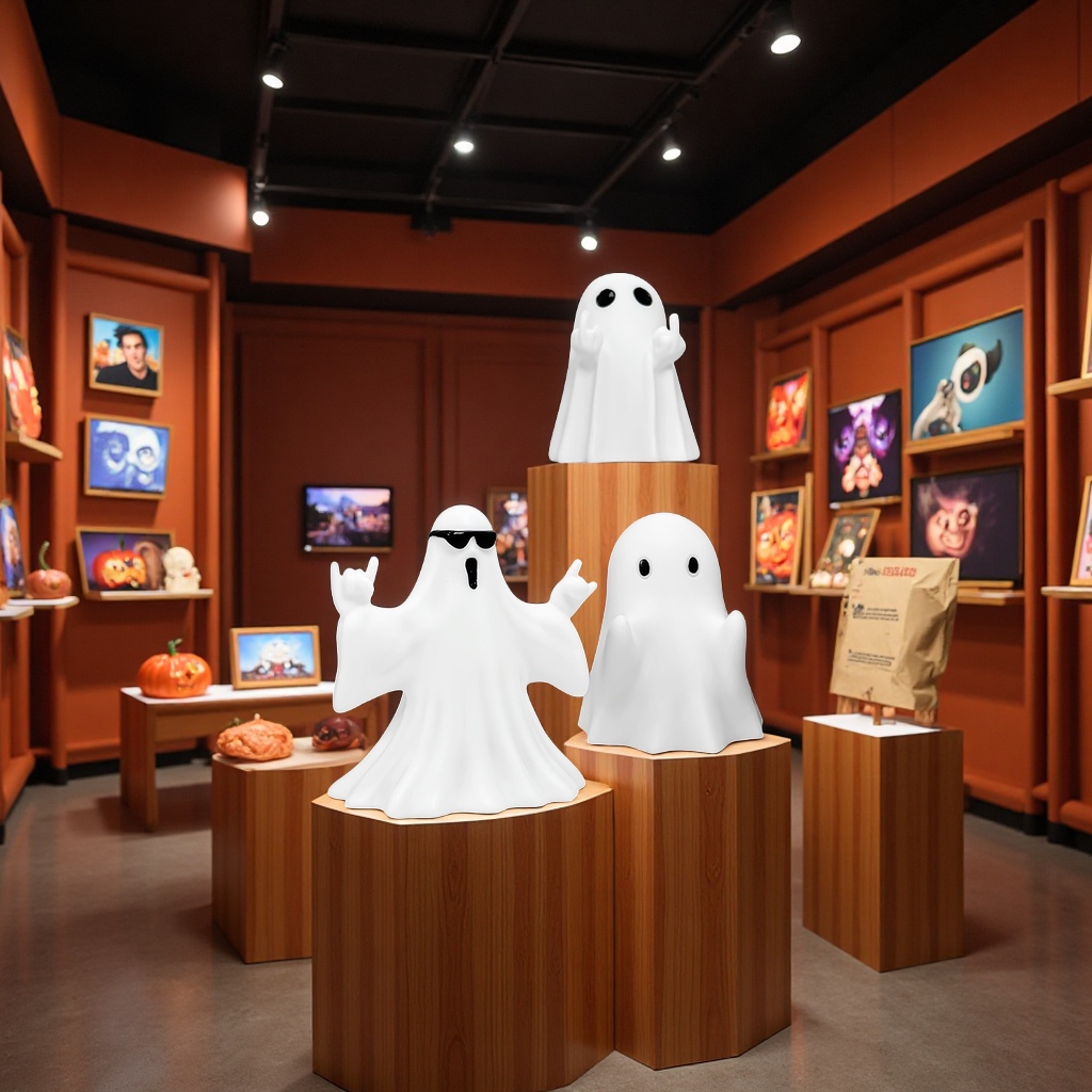 万圣节布置摆细节图