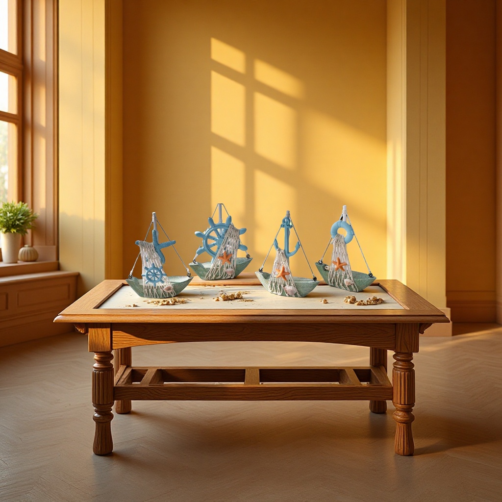 帆船4款小型模型玩具儿童手工DIY创意拼装趣味收藏礼品包邮