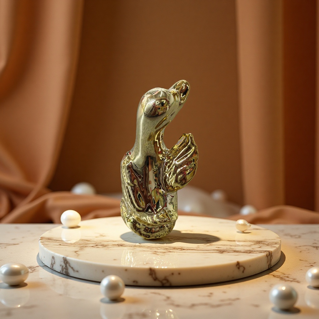 Ceramic vase craftsmanship, red ceramic horse ornaments, home decoration, ceramic flower artworks, creative display Application Scenario