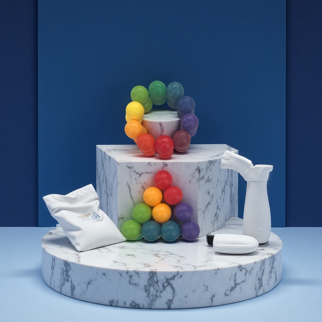 百变穿珠多彩手链DIY配件创意饰品材料装饰品配珠子手工制作50颗