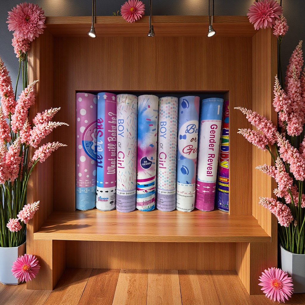 礼炮喜庆圣诞手拧礼花筒婚庆手持礼炮节日庆典烟花表演用品产品图