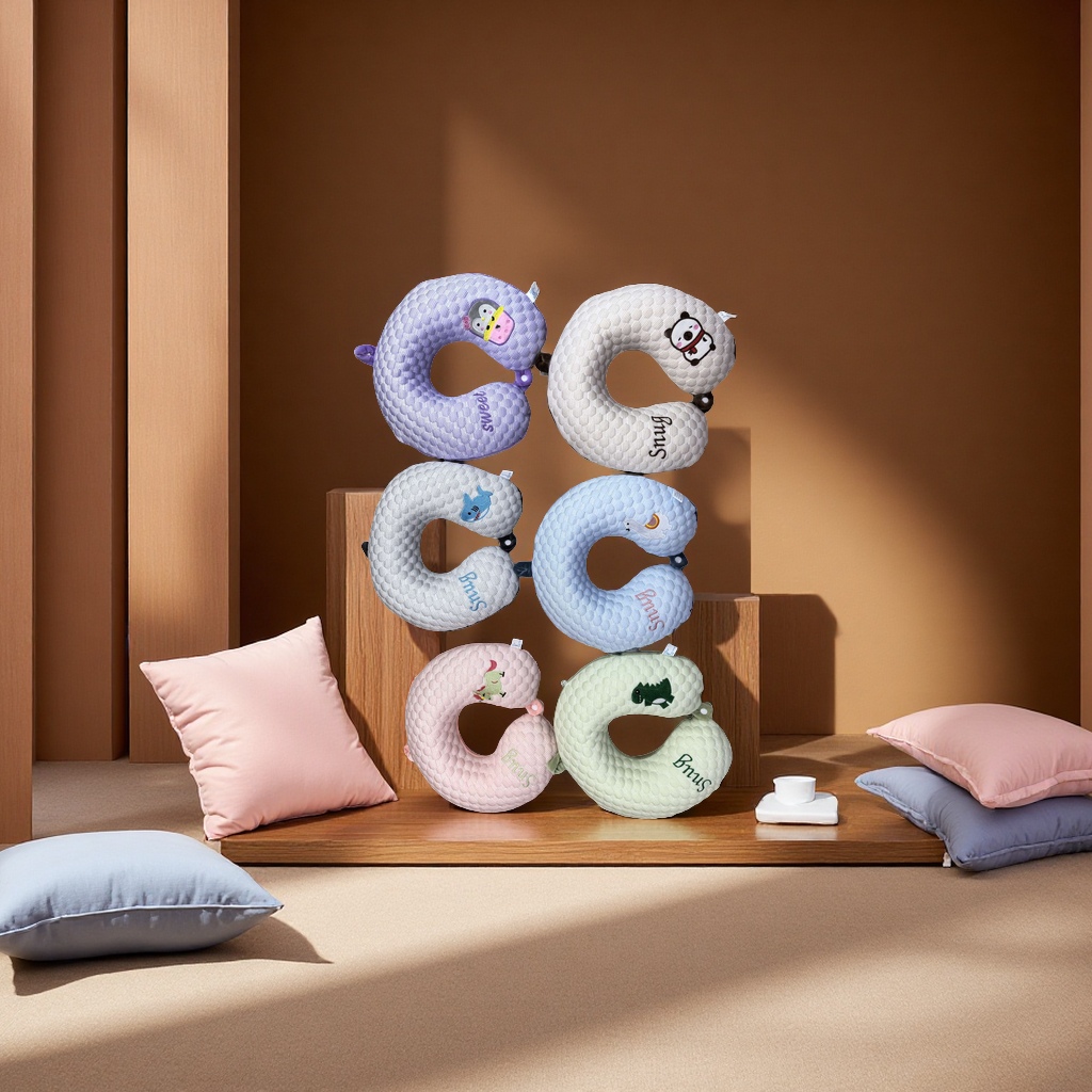 旅行枕记忆棉颈椎靠枕旅行用品便携舒适护颈枕头旅行必备品