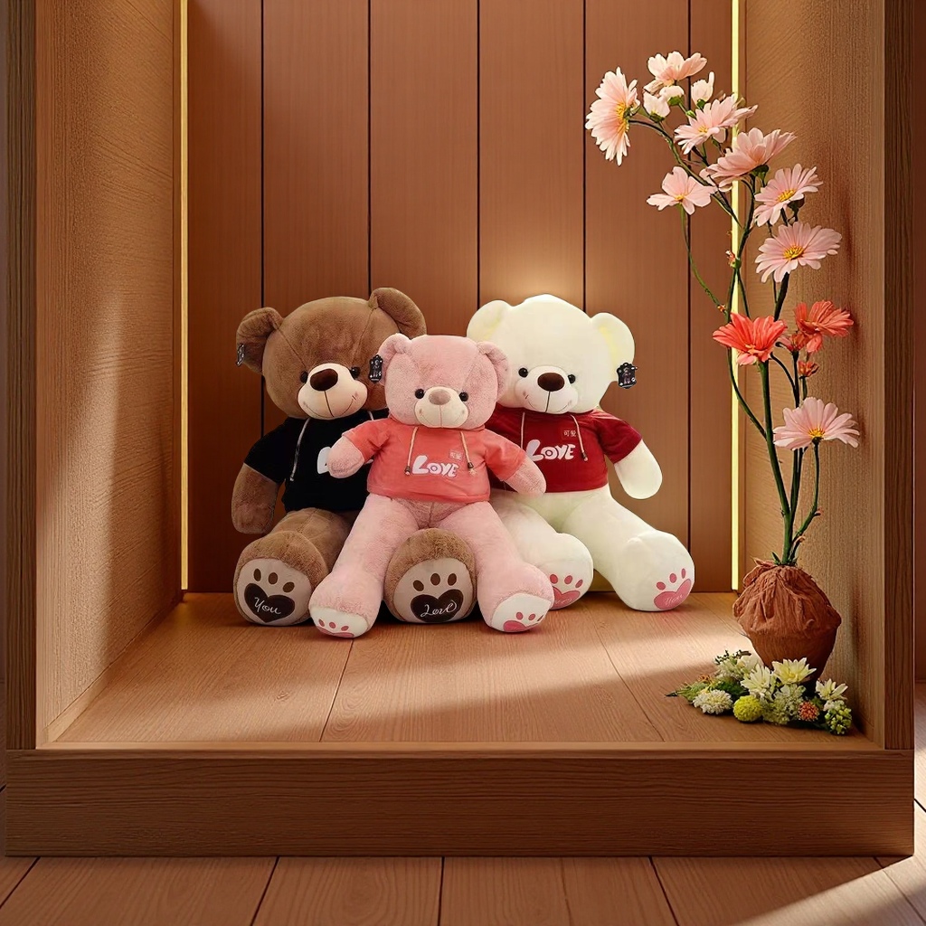 毛绒玩具，软软的很舒服，还有衣服可以随意dly适合3岁以上安全无毒玩具儿童玩具产品图