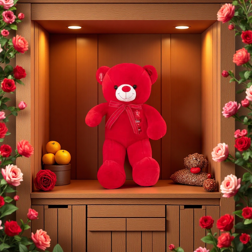 毛绒玩具熊卡通可爱软萌儿童玩偶布娃娃送礼生日礼物适合抱抱细节图