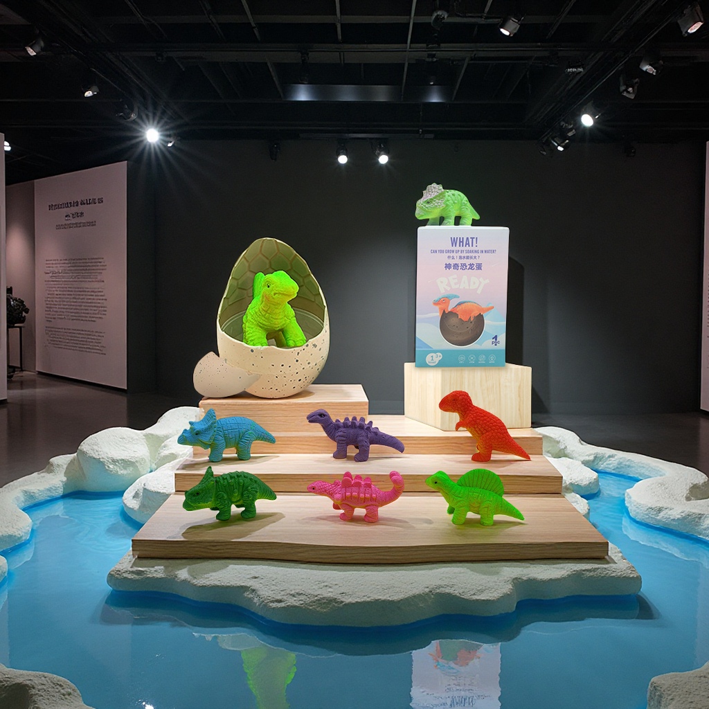 无异味跨境超大恐龙孵化蛋礼盒泡水膨胀儿童益智玩具批发