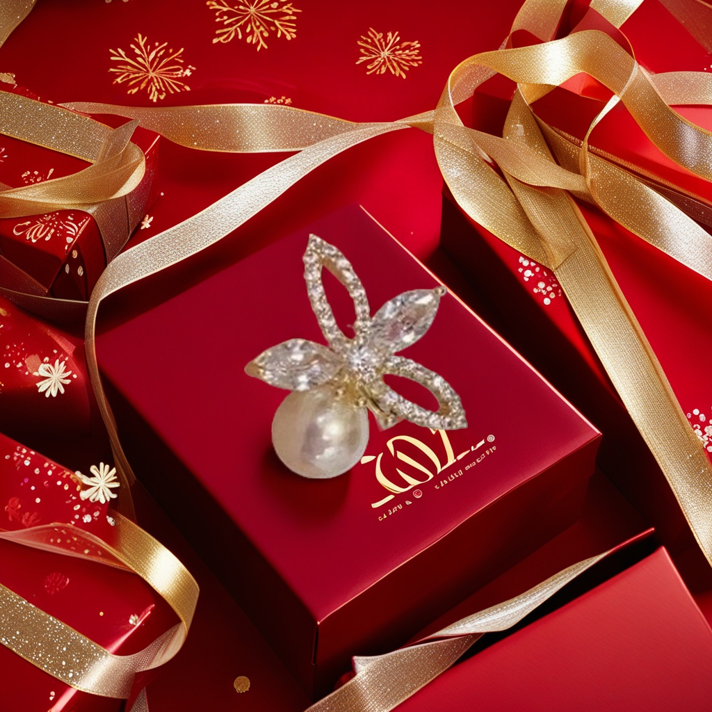 耳饰铜镶锆石点珍珠耳环时尚简约气质优雅女款配饰礼品产品图