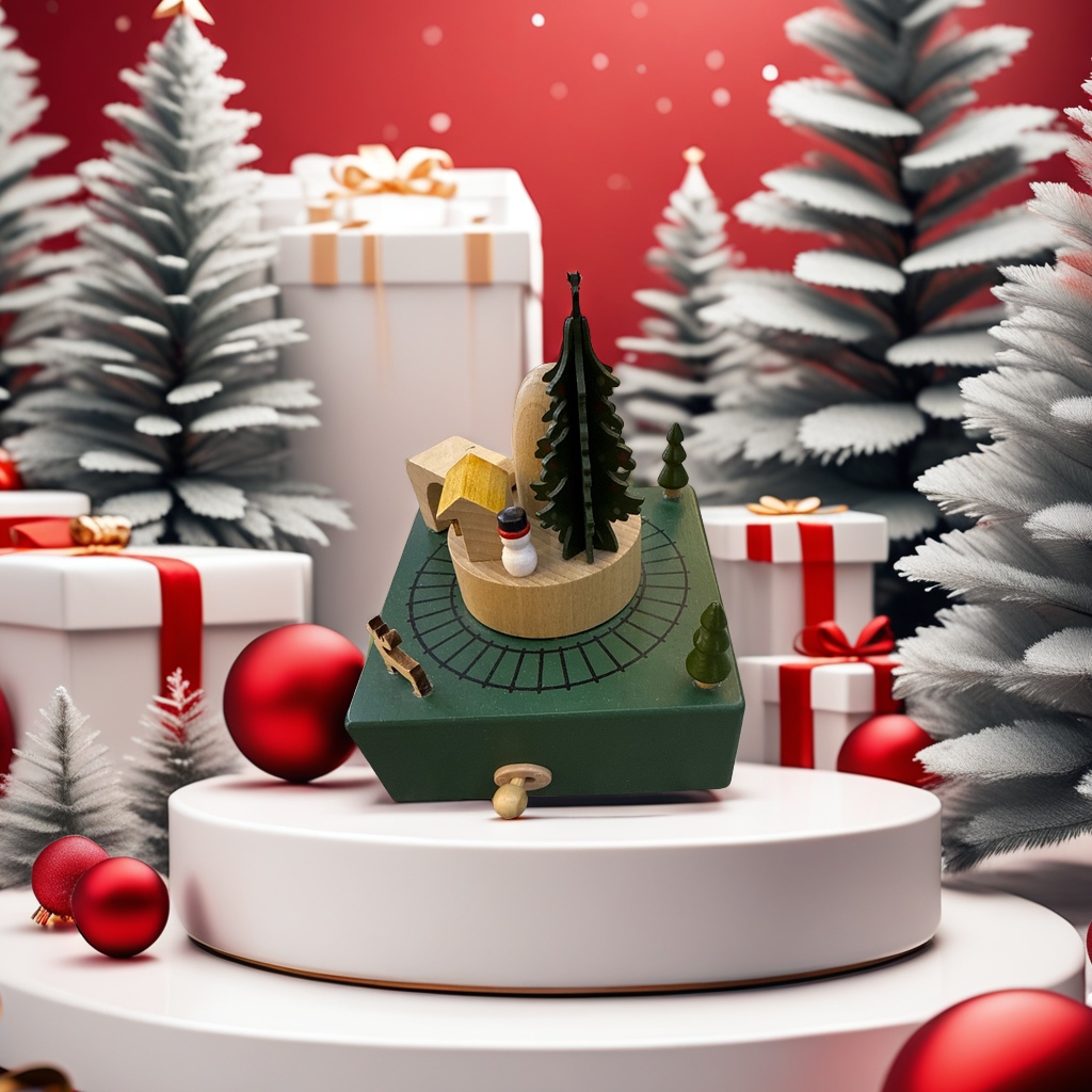 High-end wooden music box and music box as souvenirs and creative gifts Specification image