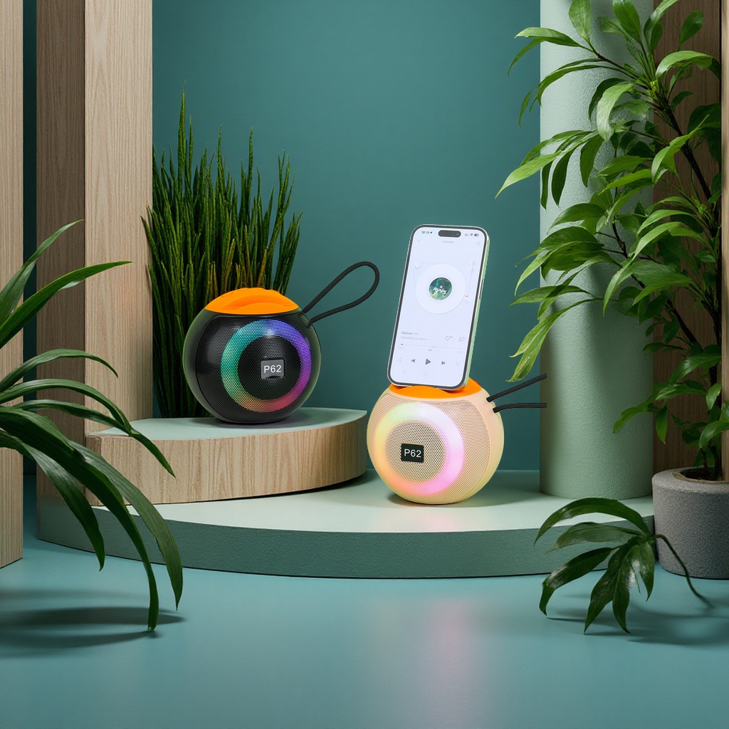 New cross-border Bluetooth portable wireless speaker with ultra-long battery life, waterproof and dustproof stand, subwoofer speaker details Picture