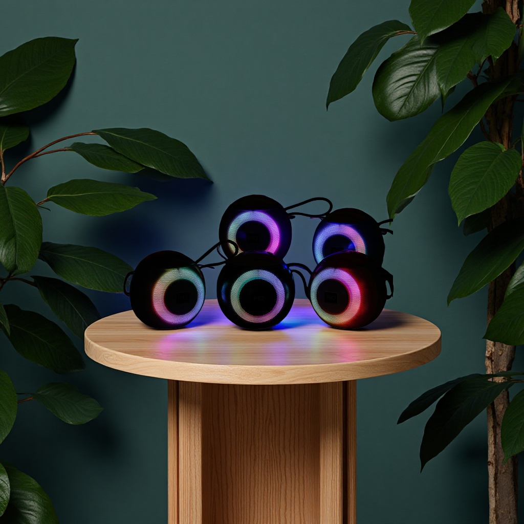 New cross-border Bluetooth portable wireless speaker with ultra-long battery life, waterproof and dustproof stand, subwoofer speaker Application Scenario