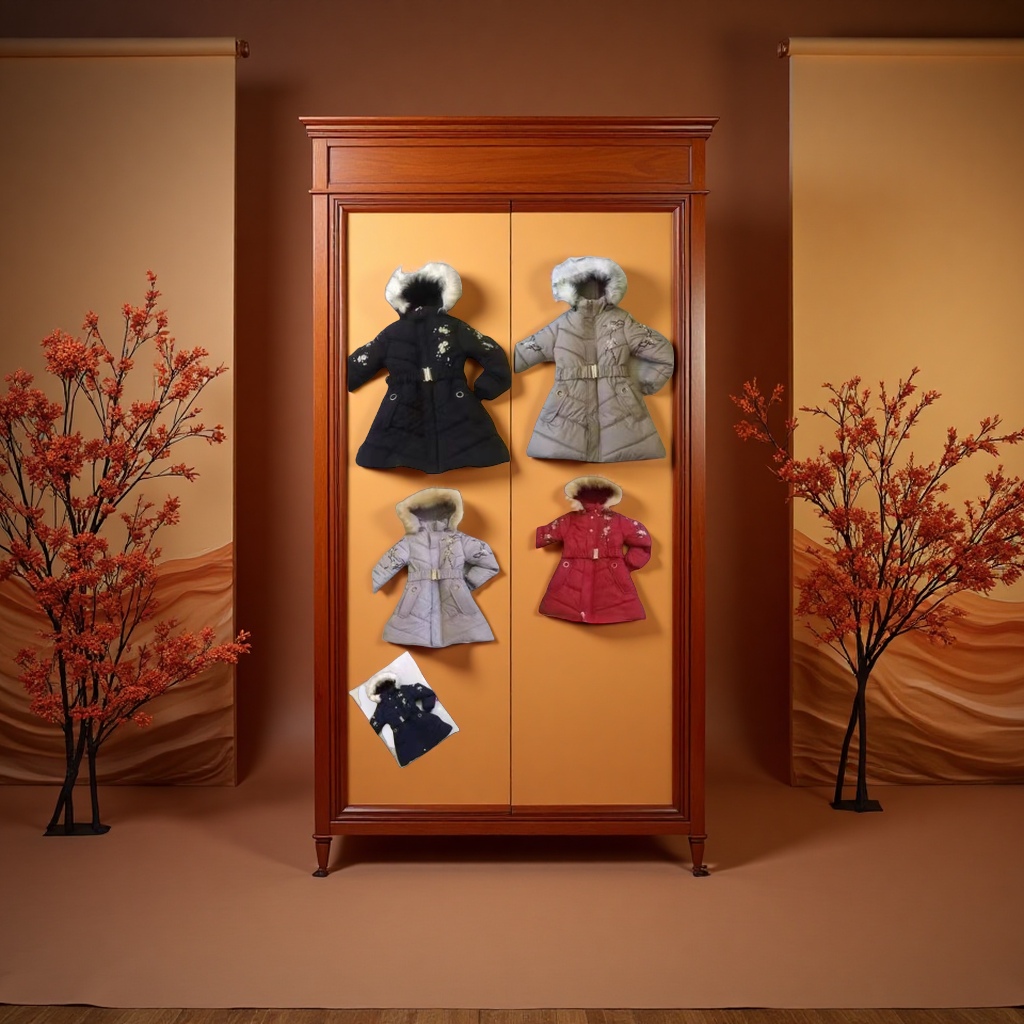 童棉袄/棉服实物图