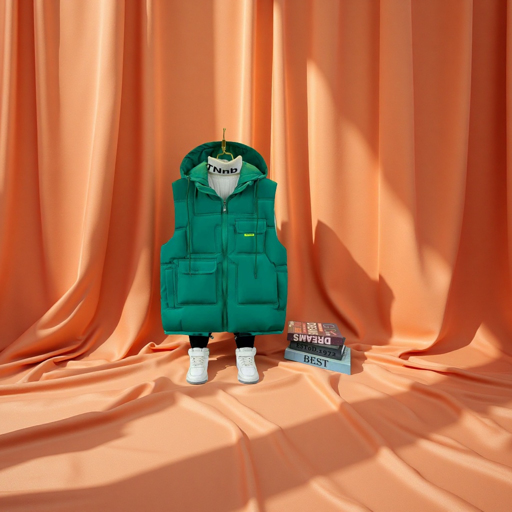 马甲女士无袖安全背心文艺休闲透气运动背心轻便时尚潮流