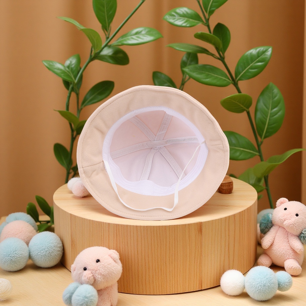 Children's fisherman hats, cute little animals, boys' and girls' Korean-style warm outdoor windproof baby hats, fashionable basin hats Application Scenario