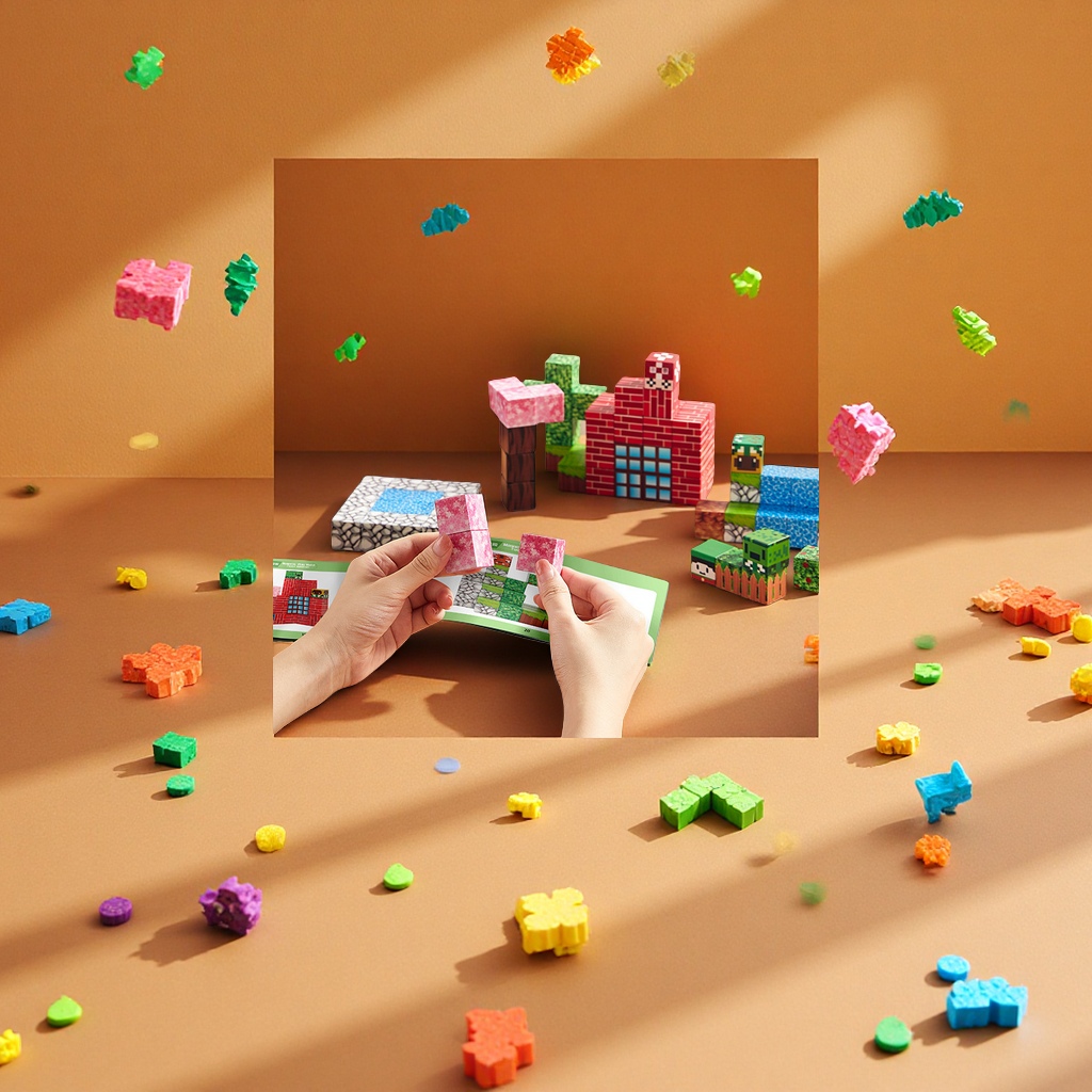 磁力片/磁力球/磁力积木实物图