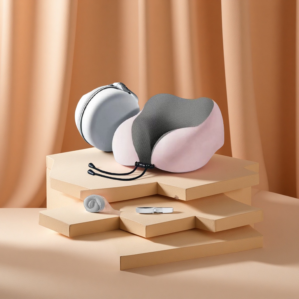 Portable U-Shaped Neck Pillow For Travel, Airplane, High-Speed Rail And Car Travel. Comfortable Neck Pillow, Portable Version