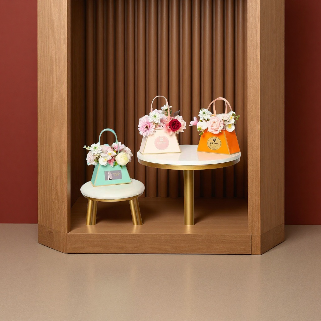 鲜花包装实物图