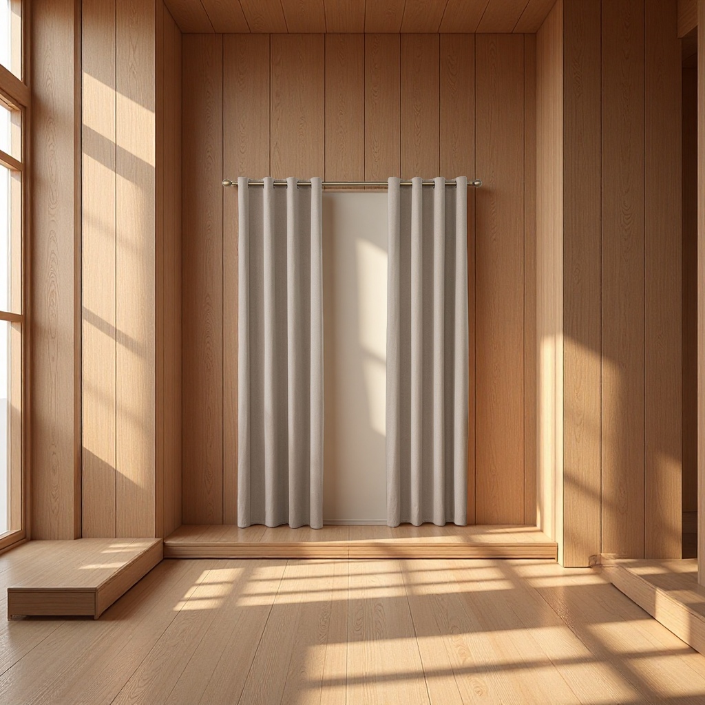 亚马逊跨境专供无光麻全遮光窗帘卧室客厅成品批发窗帘 curtain遮光布