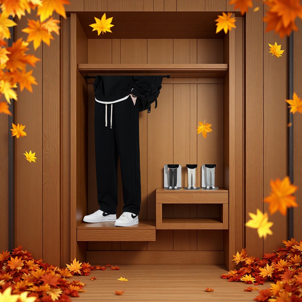 男式休闲裤实物图