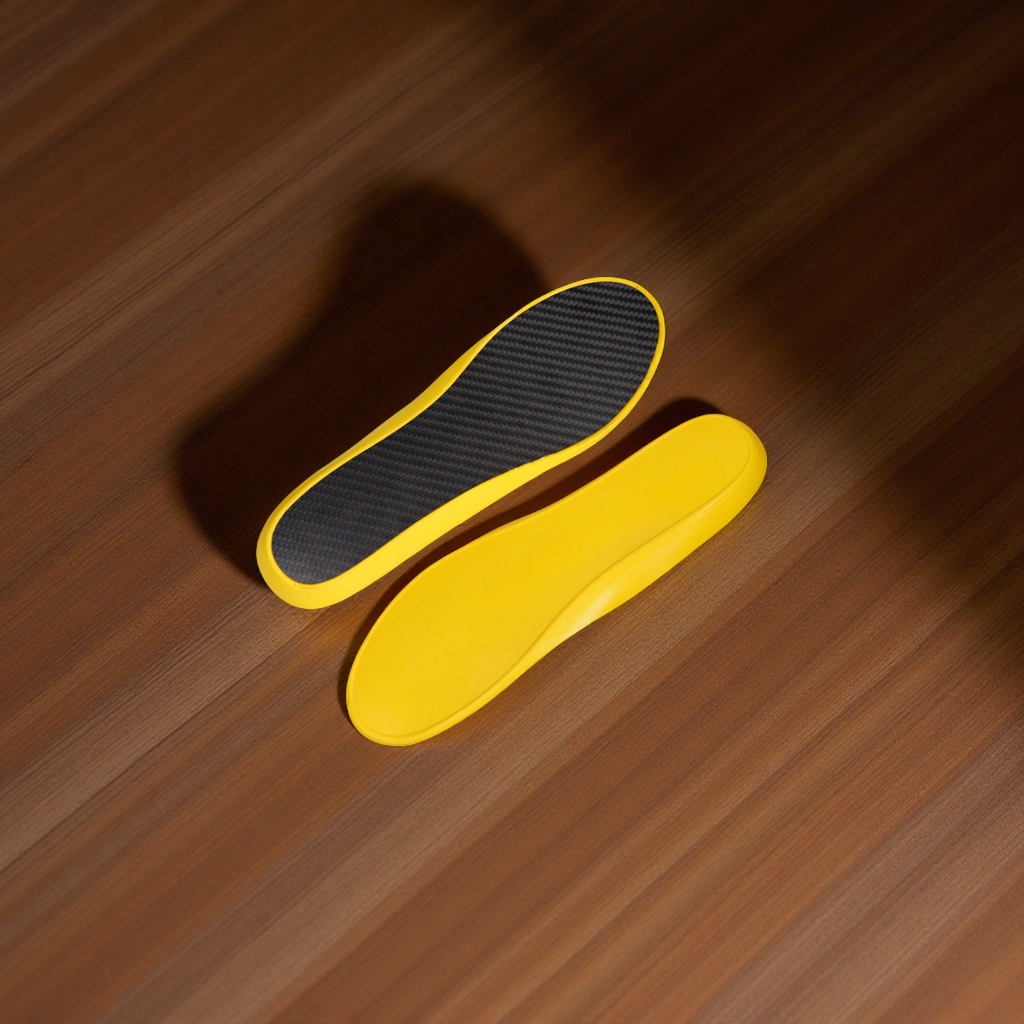 Carbon fiber full-length insoles, men's and women's sports basketball shock-absorbing high-elastic sole height-increasing pads, sports insoles, carbon plate insoles Specification image