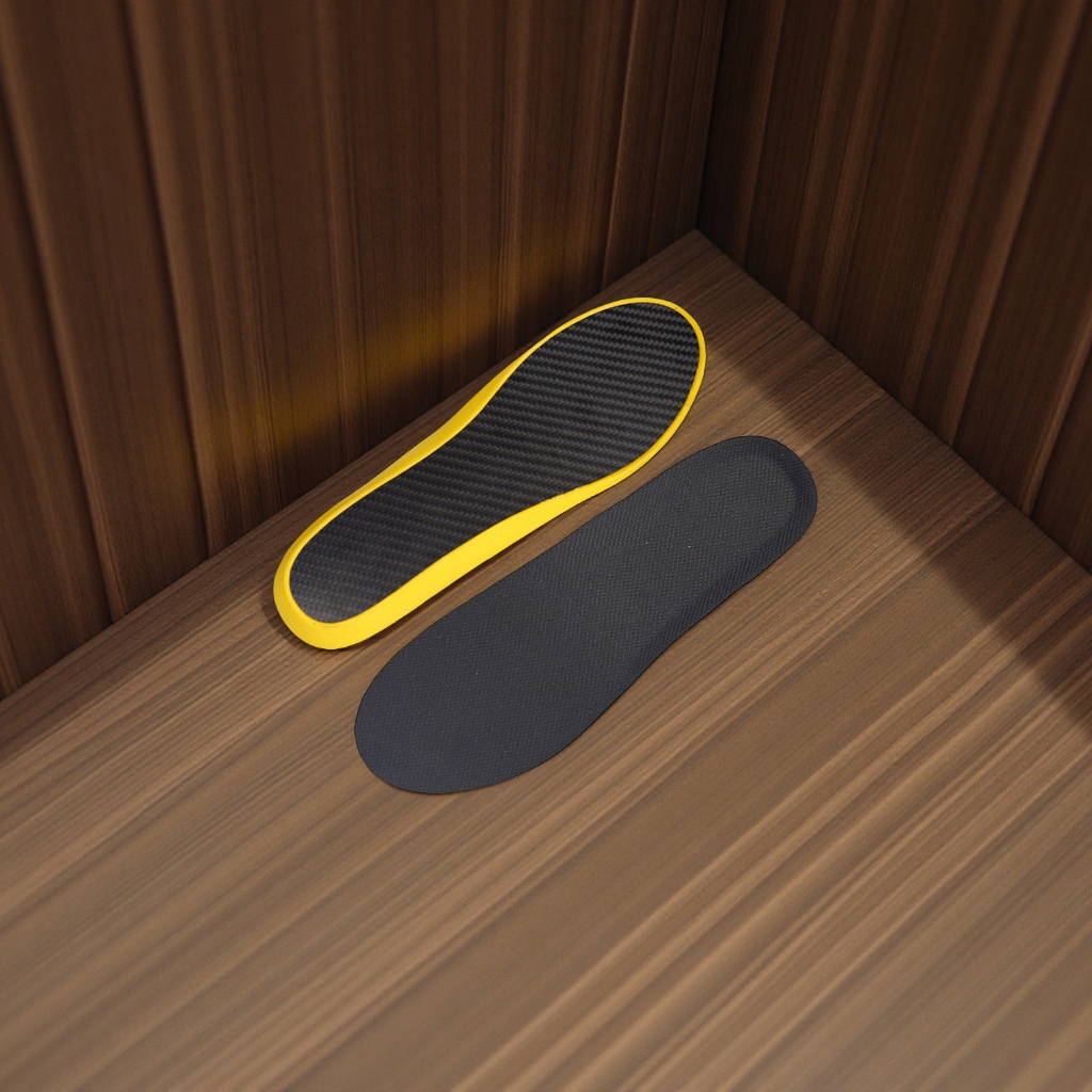 Carbon fiber full-length insoles, men's and women's sports basketball shock-absorbing high-elastic sole height-increasing pads, sports insoles, carbon plate insoles Application Scenario