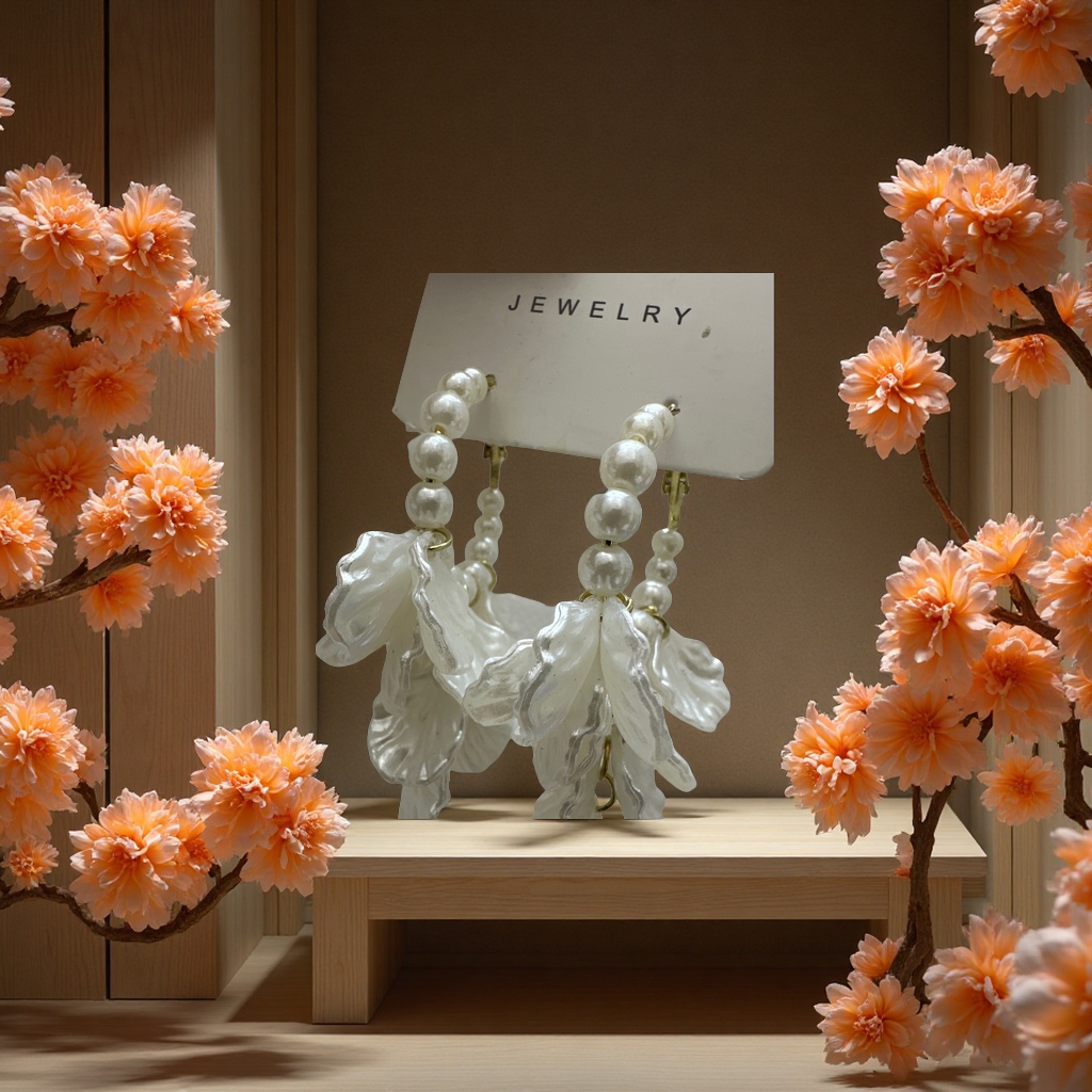 儿童耳饰实物图