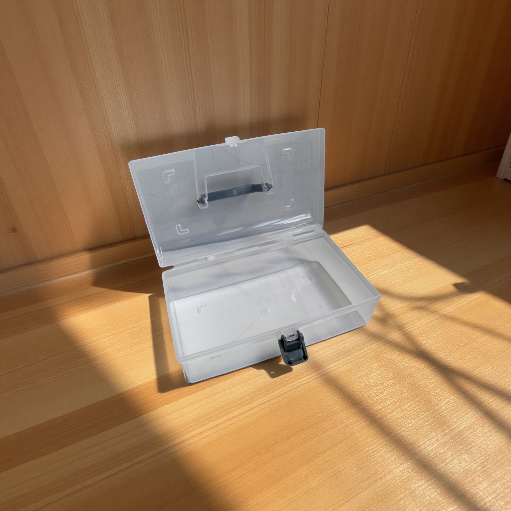 Desktop transparent square storage box, hand-held snack organization box with lid, dormitory storage box with buttons, multi-functional storage box Desktop transparent square storage box, hand-held snack organization box with lid, dormitory storage box with buttons, multi-functional storage box