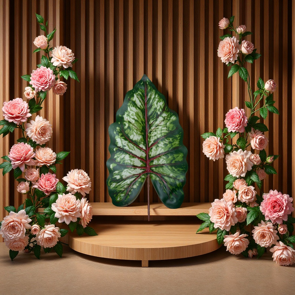 大号彩虹叶深色装饰品创意家居个性摆件艺术品时尚潮流