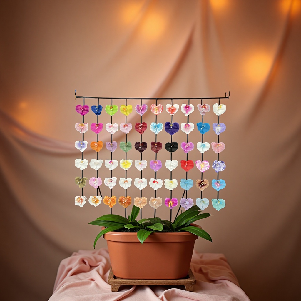 Phalaenopsis potted green plants, indoor living room and office ornamental flowers, fresh-cut flowers, evergreen throughout the four seasons Application Scenario