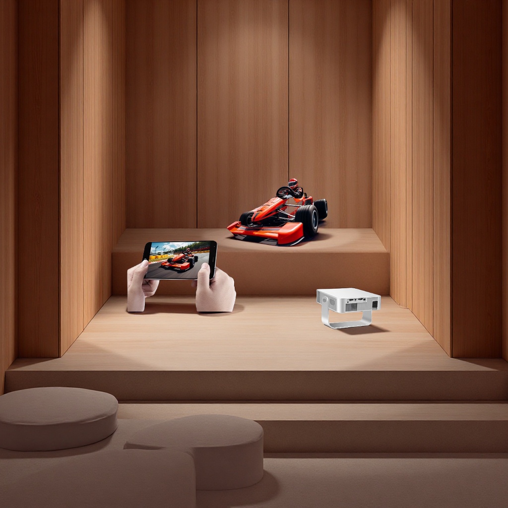 The 2025 New Model Y8s Wireless Projector Is A Mini Android Direct Projection White Wall Projector For Home Bedrooms, Featuring High Definition And Portability Specification drawing