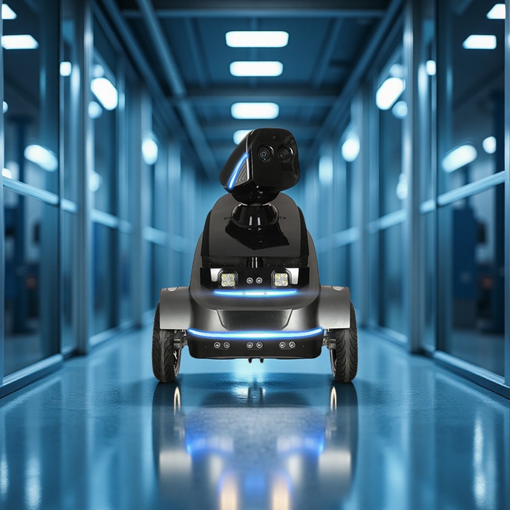 Paibao Patrol Robot S2 intelligent security monitoring AI visual recognition abnormal warning 3C intelligent robot Paibao Patrol Robot S2 intelligent security monitoring AI visual recognition abnormal warning 3C intelligent robot