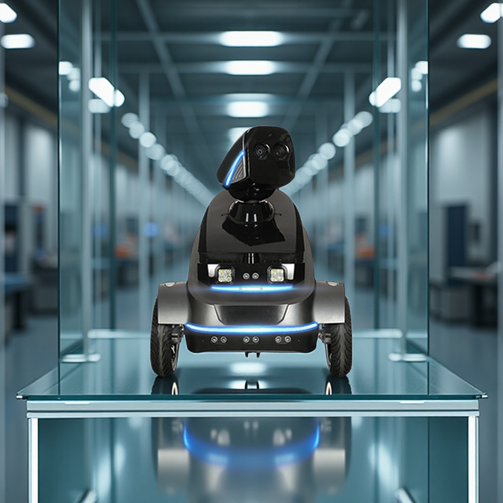 Paibao Patrol Robot S2 intelligent security monitoring AI visual recognition abnormal warning 3C intelligent robot details Picture