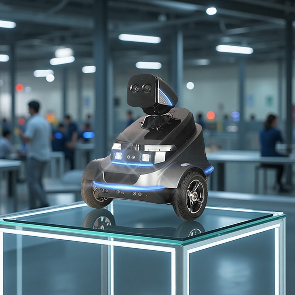 Paibao Patrol Robot S2 intelligent security monitoring AI visual recognition abnormal warning 3C intelligent robot Specification image