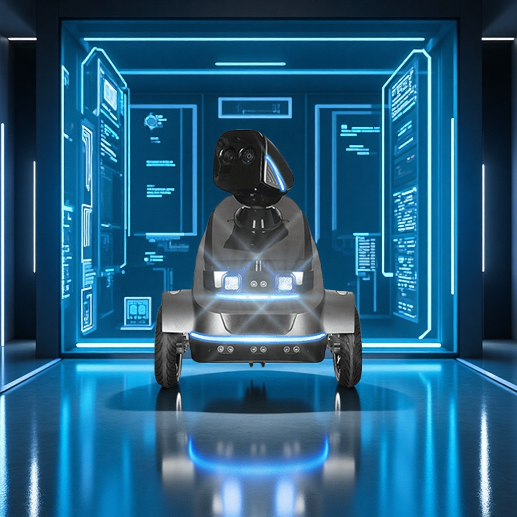 Paibao Patrol Robot S2 intelligent security monitoring AI visual recognition abnormal warning 3C intelligent robot Application Scenario