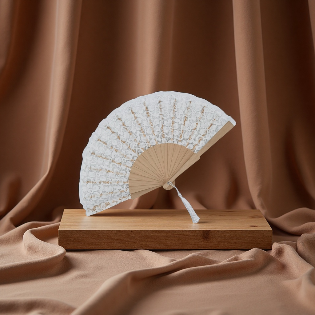 扇子/折扇子/塑料平板扇/扇子骨架/手工蚕丝扇细节图