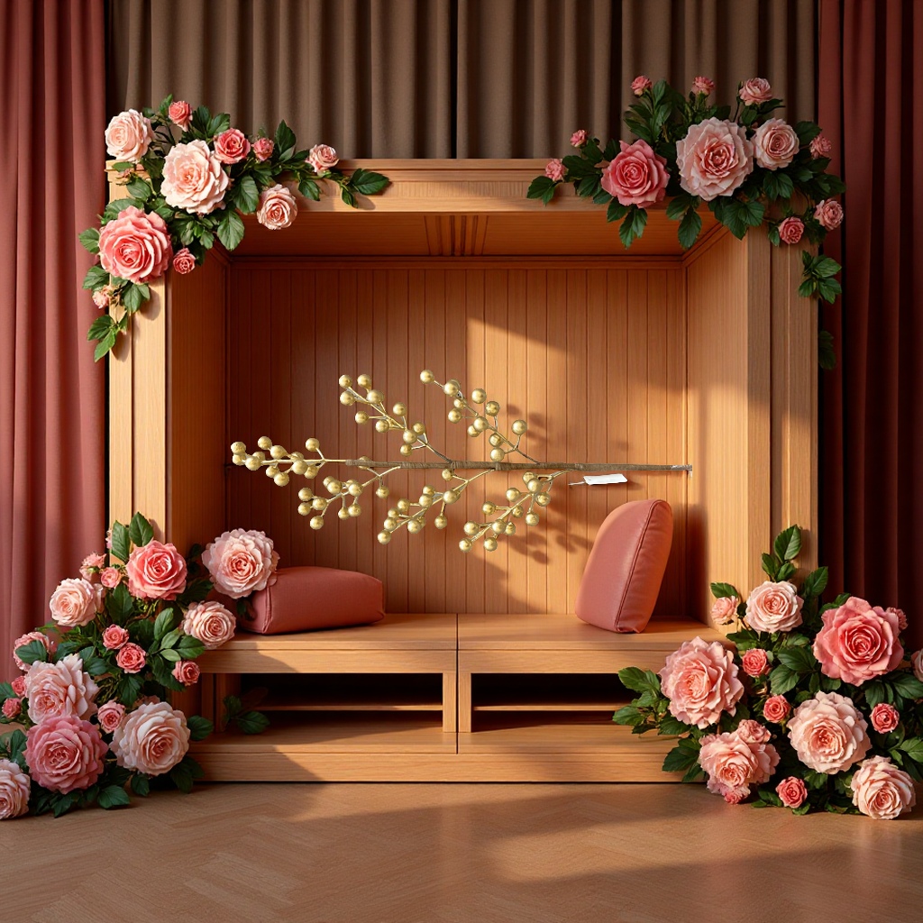 圣诞红果仿真果.3/6/9/11/12叉 圣诞插件摆件 配件圣诞树圣诞用品圣诞2025白色圣诞树圣诞球