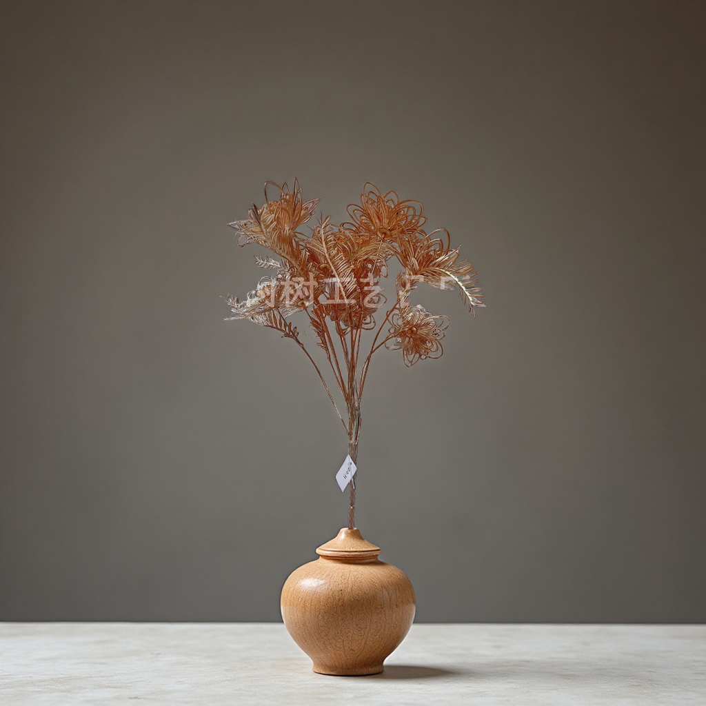 金色仿真花圣诞花婚庆装饰束桶配件装饰花艺布置用品仿真花pu花束