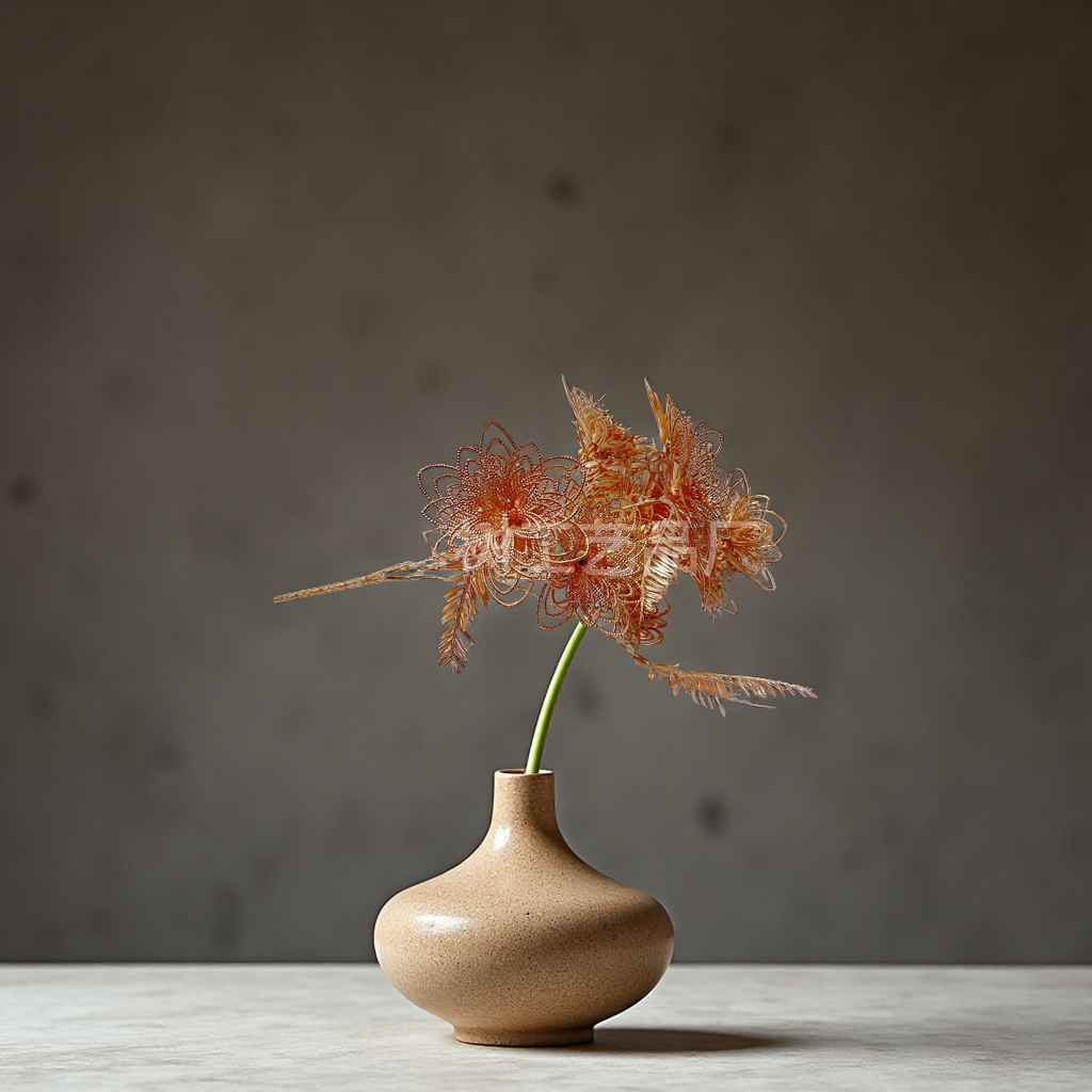 Golden artificial flowers, Christmas flowers, wedding decoration bouquets, bucket accessories, decorative floral arrangement supplies, artificial flowers, pu bouquets detail image 3