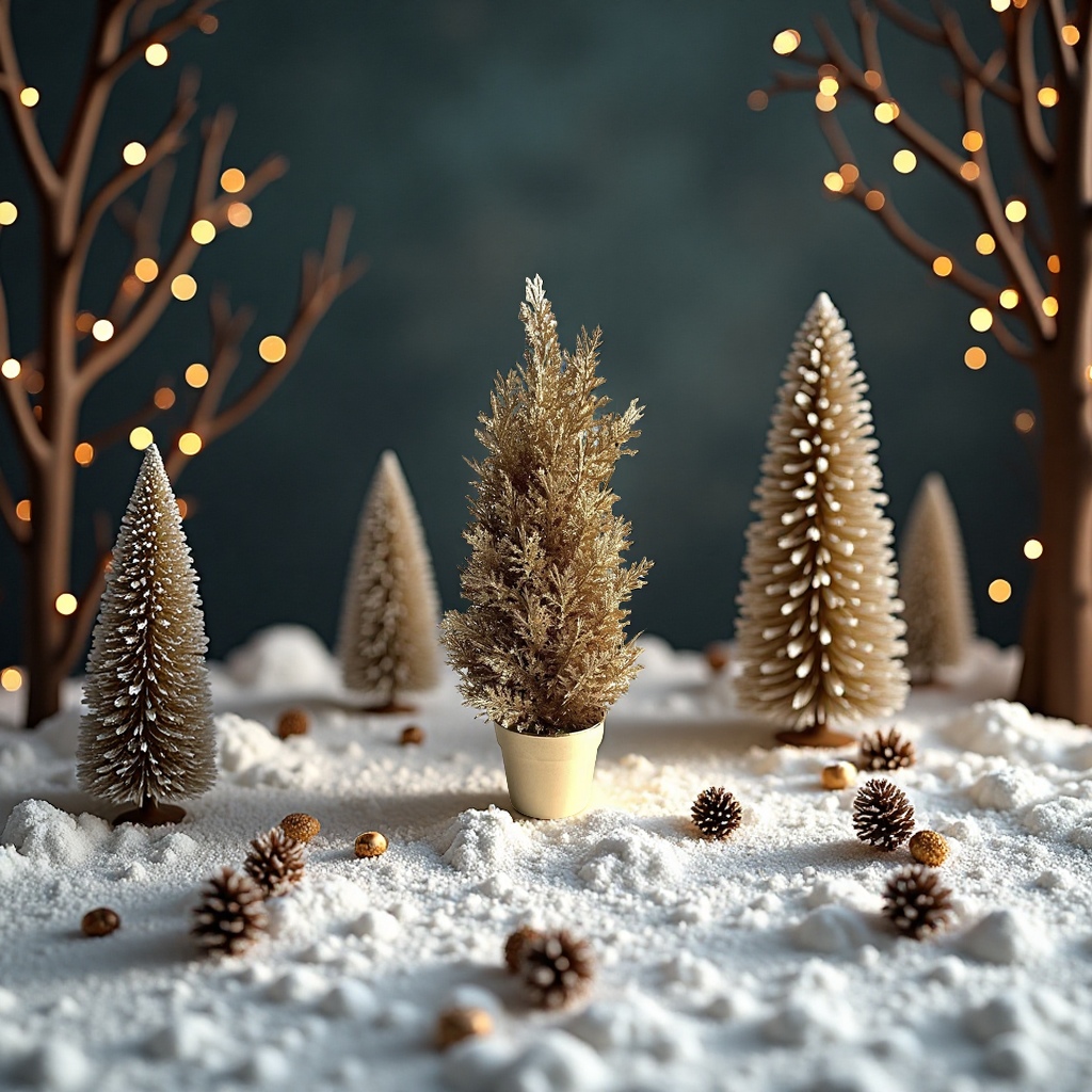 金色盆栽圣诞树圣诞节装饰新款热销室内绿植盆栽植物节日布置mini盆景40cm/35cm/30cm/25cm/20cm