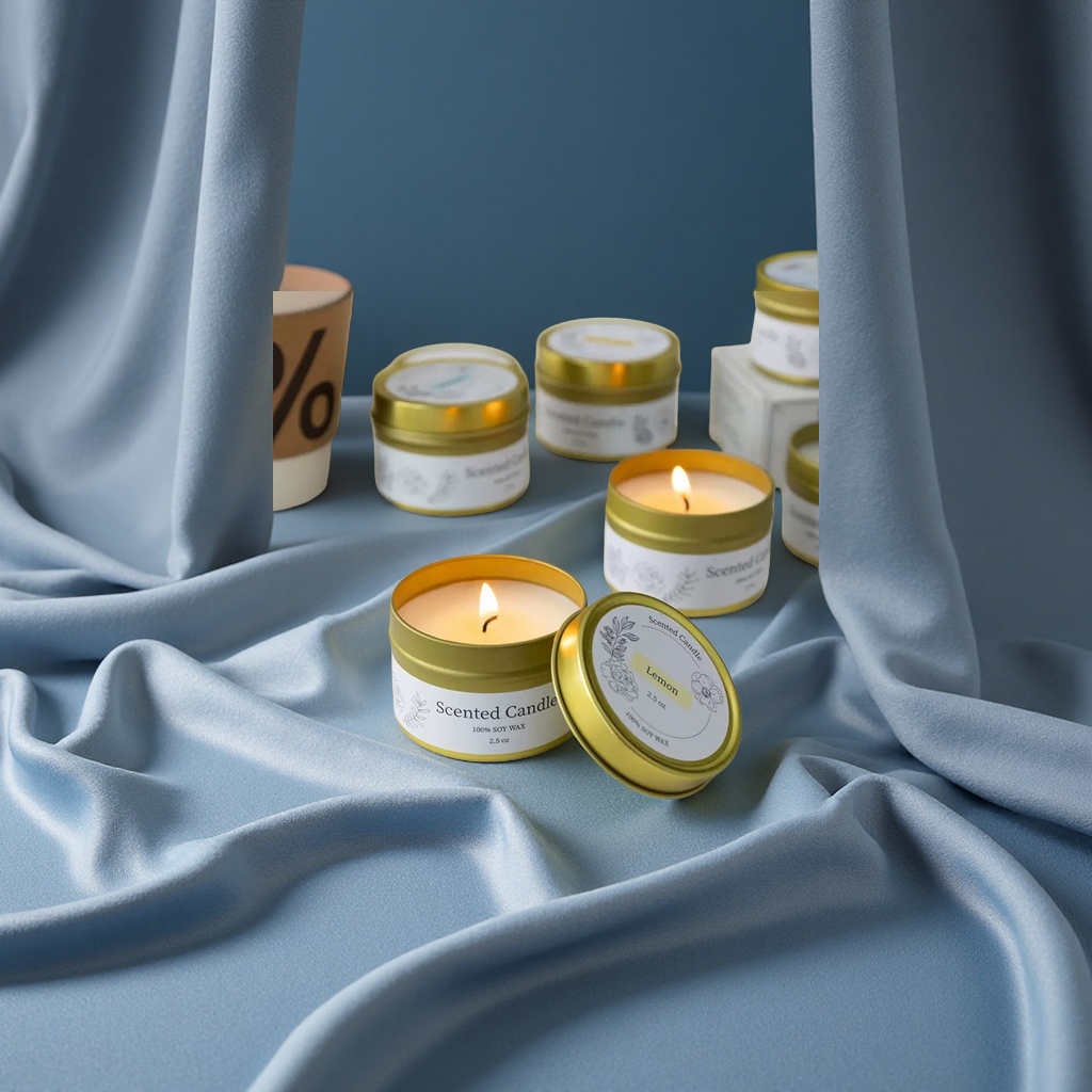 Aromatherapy candle gift box, smokeless soy wax, high-end souvenir, creating an atmosphere, aromatherapy decorative items for home decoration Specification image