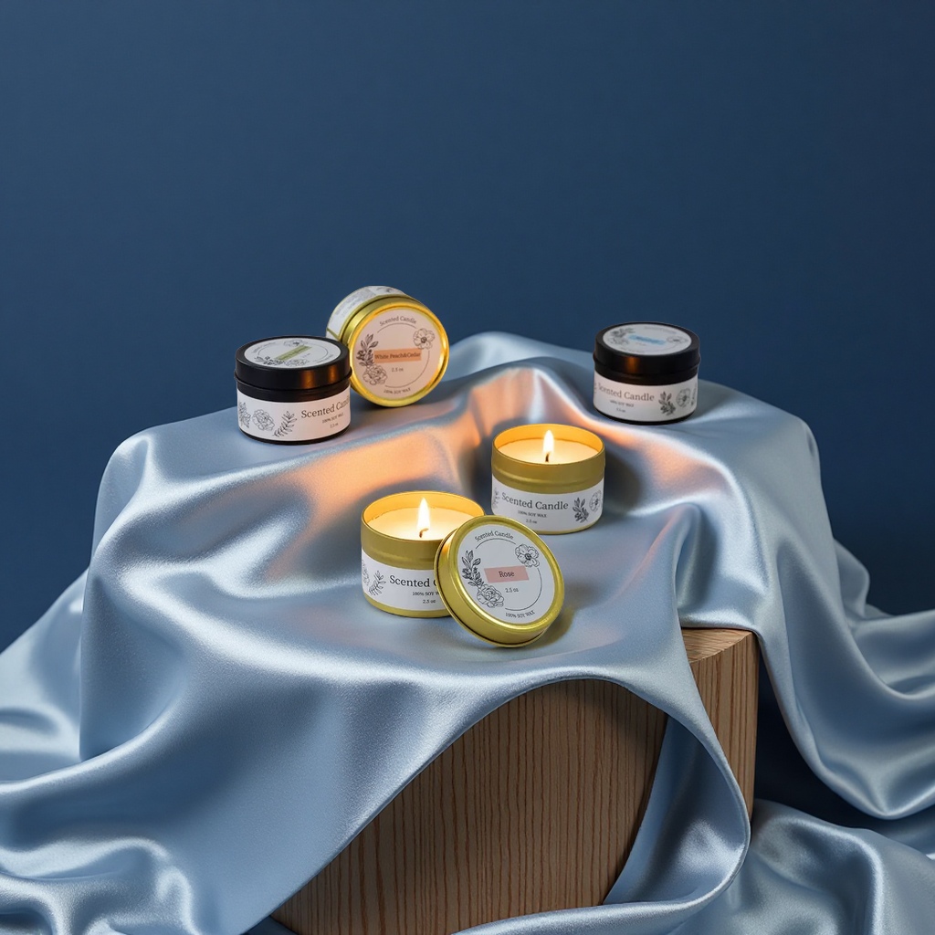 Aromatherapy candle gift box, smokeless soy wax, high-end souvenir, creating an atmosphere, aromatherapy decorative items for home decoration