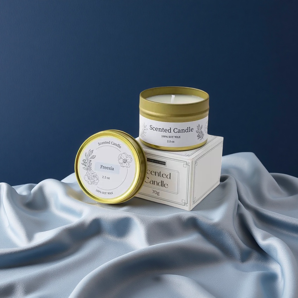 Aromatherapy candle gift box, smokeless soy wax, high-end souvenir, creating an atmosphere, aromatherapy decorative items for home decoration Item Picture